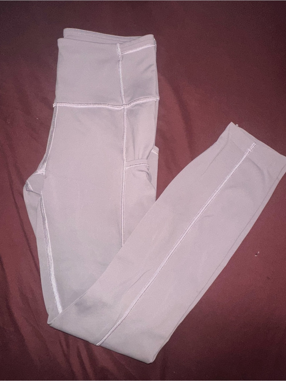lululemon athletica fast n free Dusty Lavender Workout Leggings size 4